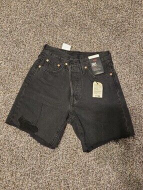 Levi's 501 Shorts Mid Thigh Size 25 Nwt